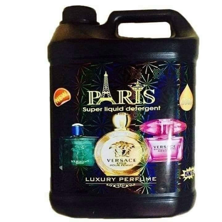 Nước giặt Paris hương nước hoa can 5 lít.