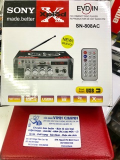 AmpLy karaoke Bluetooth Xe Hơi 2 MIC AV-08BT