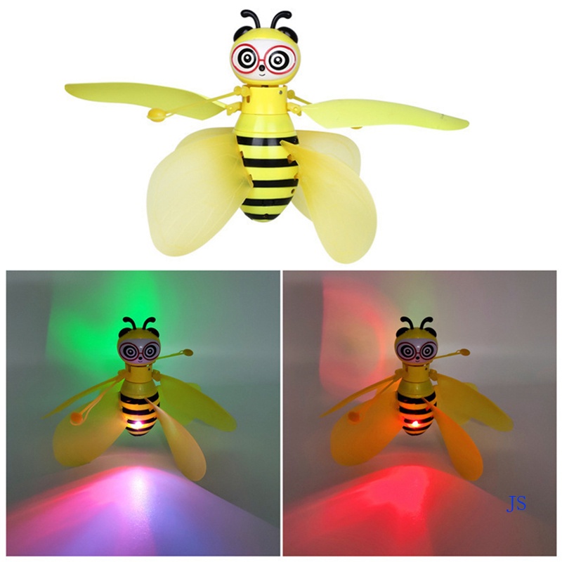 Js Đồ Chơi Máy Bay Trực Thăng Bốn Cánh Cảm Ứng Hình Ong UFO Cho Trẻ Em