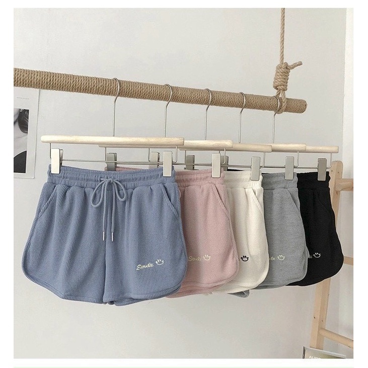 Quần Đùi Mặc Nhà Nữ SMILE Short Chất Thun Cotton Dày Mịn_VIETSTAR