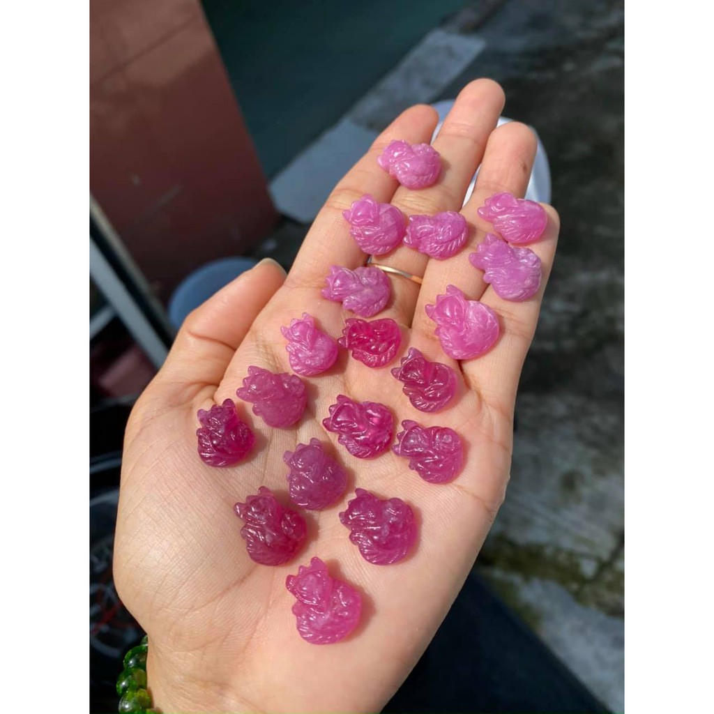 Hồ ly ruby Hồng dành cho mệnh Thổ& Hỏa