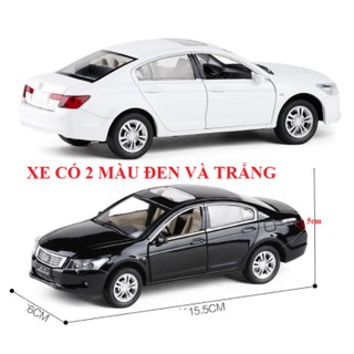 Mô hình xe ô tô Honda Accord tỉ lệ 1:32 bằng kim loại xe mở được cửa có âm thanh và đèn