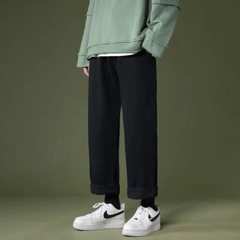 Quần jeans Ống Rộng Lưng Thun Thoải Mái Phong Cách Hip Hop Đường Phố Hàn Quốc Size S-5XL Dành Cho Nam