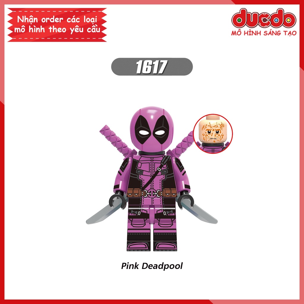 Minifigures quái nhân Deadpool và Gwenpool mới nhất - Đồ chơi Lắp ghép Xếp hình Mini Mô hình XINH X0302