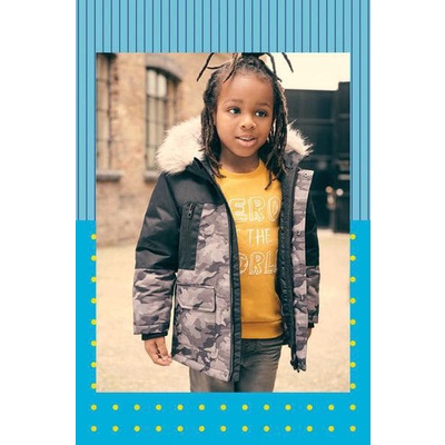 Áo khoác parka lót lông cho bé cực đẹp