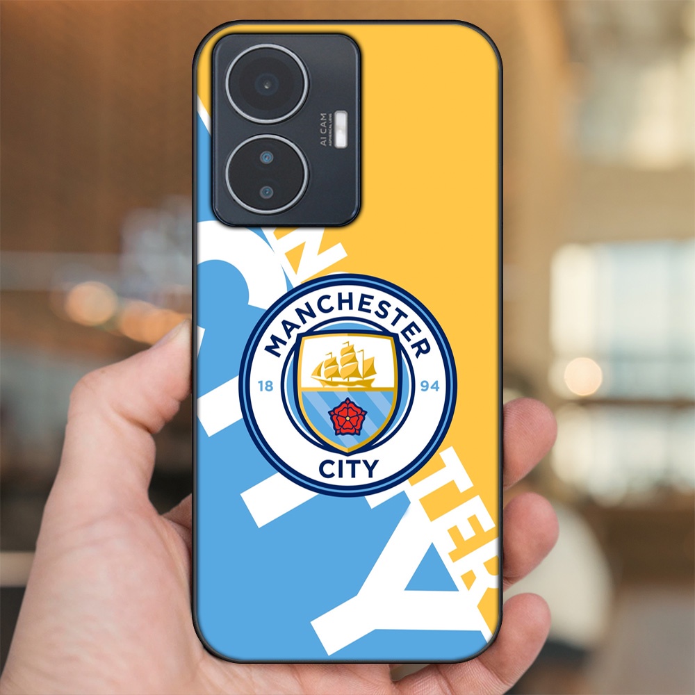 Ốp lưng Vivo Y55 2022 viền đen in hình Manchester City MC