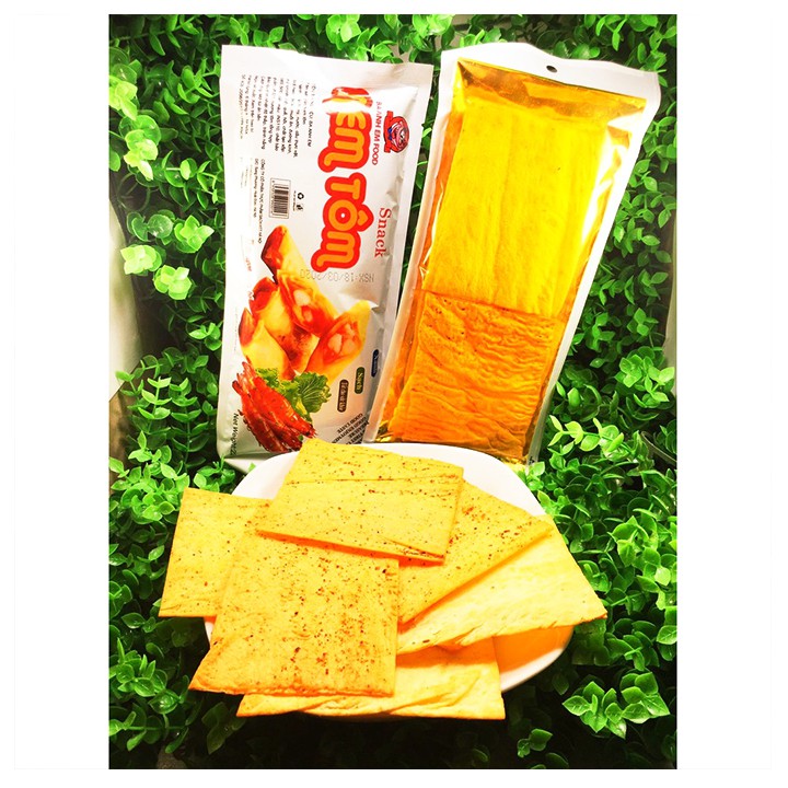 Snack nem tôm (1 gói) - đồ ăn vặt tuổi thơ