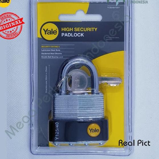 Ổ Khóa Ngoài Trời Cổ Điển 40 mm Yale Y125