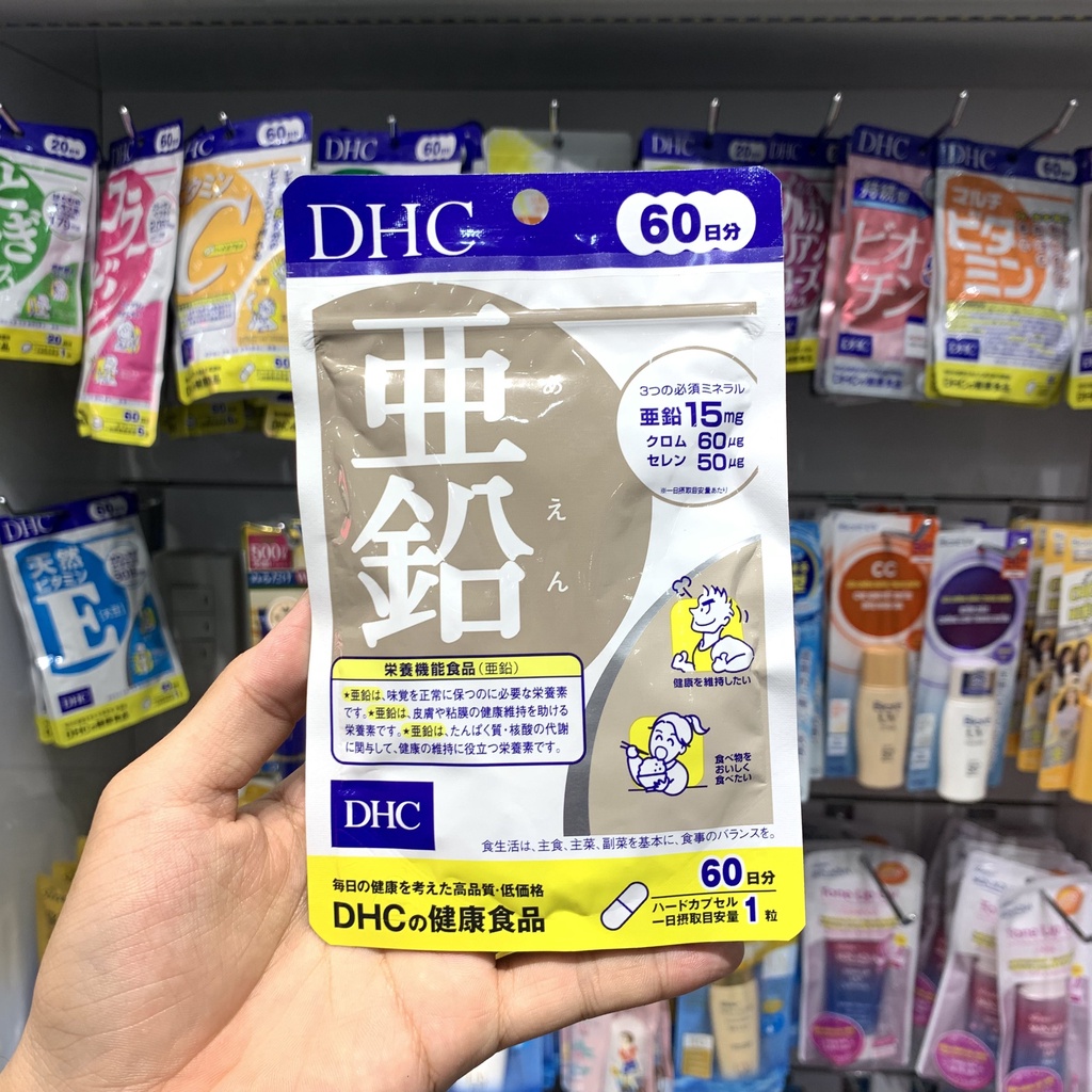 Viên Uống Bổ Sung Kẽm DHC 60 Ngày