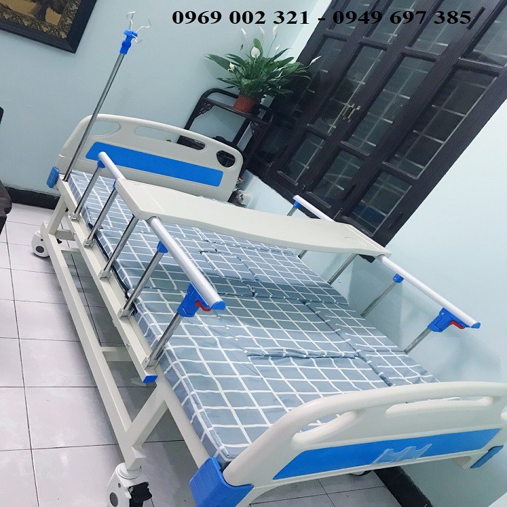 Giường bệnh nhân đa năng hạ chân nhỏ - Giường chăm sóc bệnh nhân cho người già, người liệt