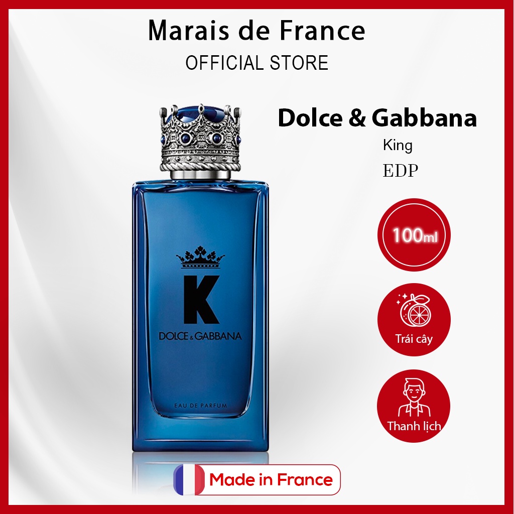 nước hoa nam  Dolce &amp; Gabbana King Eau de Parfum 100ml