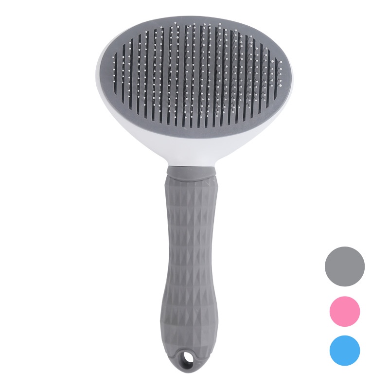 Lược Chải Lông Cho Chó Mèo Có Nút Bấm Tự Động Size To - Mã GTLKK30