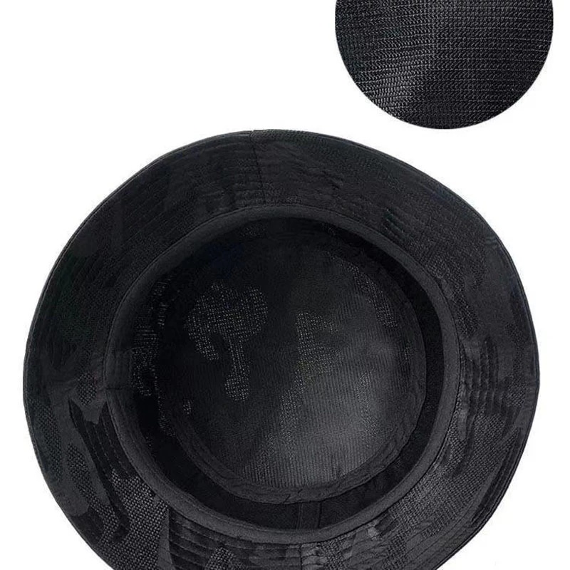 Mũ bucket vải cotton thoáng khí họa tiết rằn ri phong cách đường phố hip hop thời trang đi chơi hoạt động ngoài trời