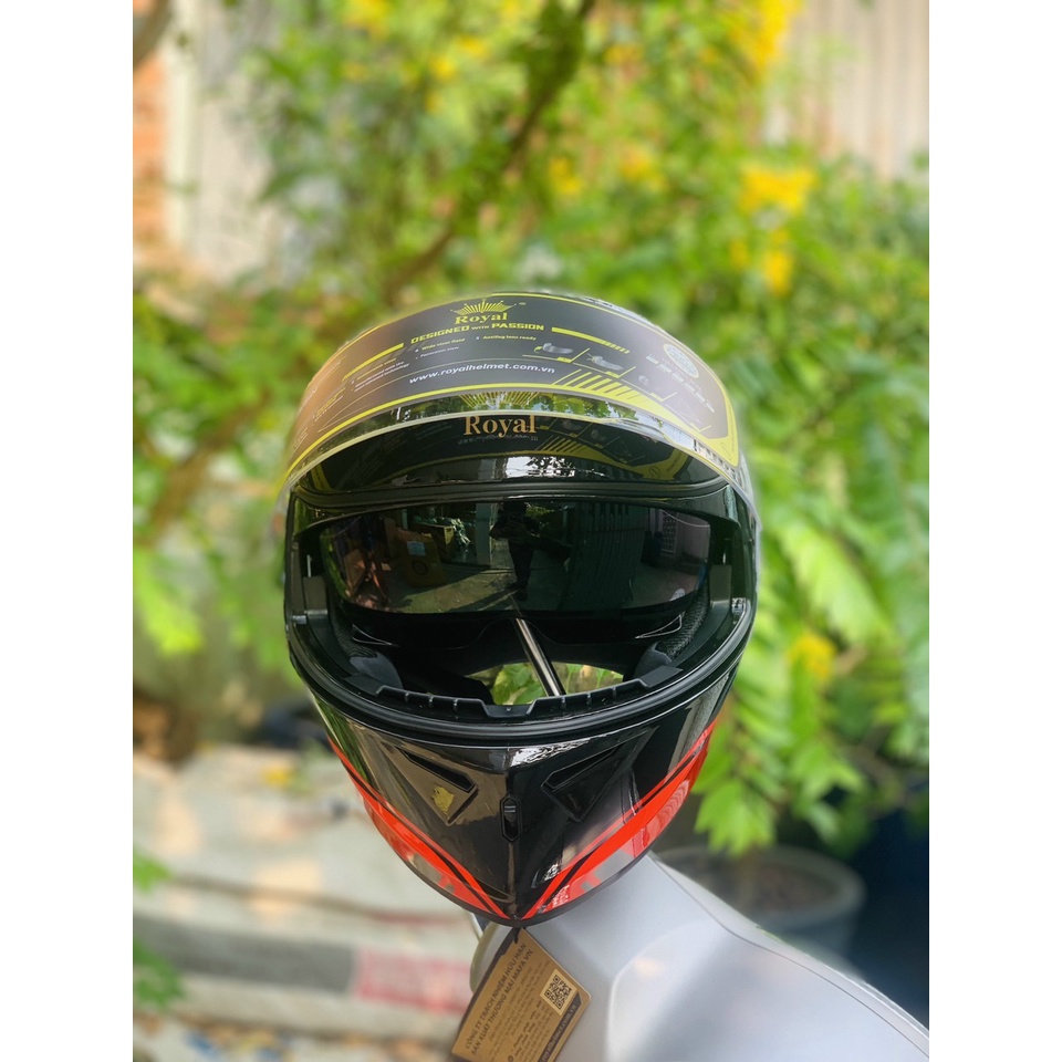 Nón bảo hiểm Fullface 2 kính M266 tem V4