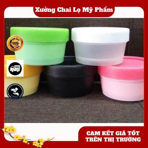 Hủ Đựng Kem ❤ GIÁ TỐT NHẤT ❤ Hủ Ly Thái 50g,100g,200g , hủ nhựa đựng kem, chiết mỹ phẩm , phụ kiện du lịch