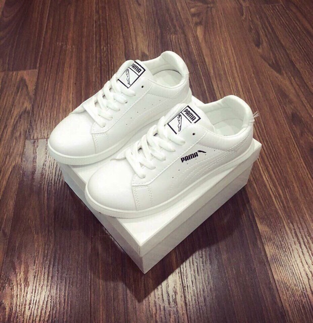 SNEAKER PUMA MÀU BẠC CỰC CHẤT