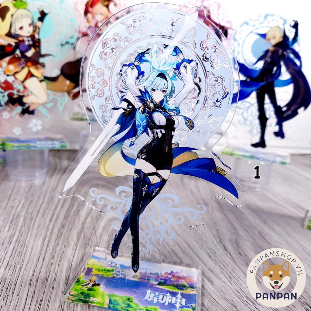 Mô Hình Standee acrylic Anime Genshin Impact 2 (15cm)