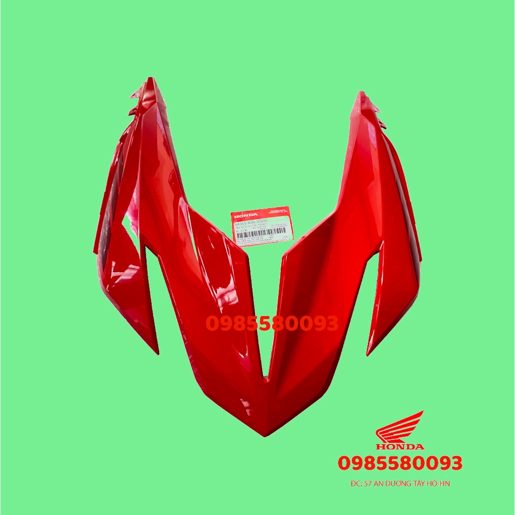 Dàn áo, Yếm xe, Ốp pha, Mặt nạ, Dè trước Winner X Đỏ thể thao tem 2021 chính hãng honda