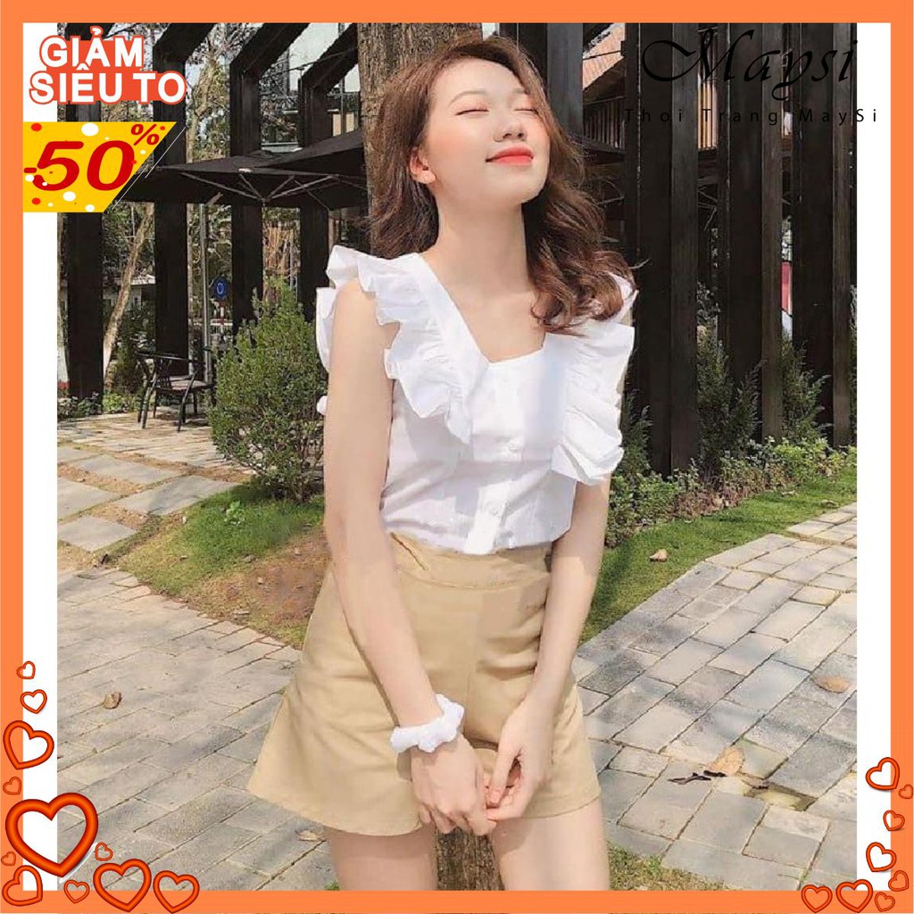 [Xả Kho Cuối Năm] Áo Trắng sơ mi Cổ Bèo