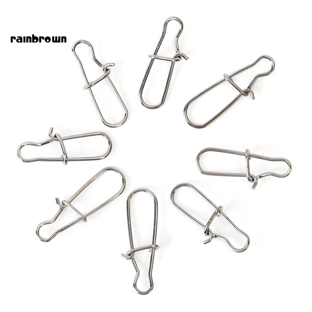 Set 100 Khoen Móc Câu Cá Bằng Thép Không Gỉ
