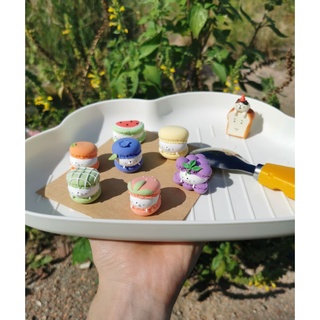 Charm đất sét siêu nhẹ bánh macaron