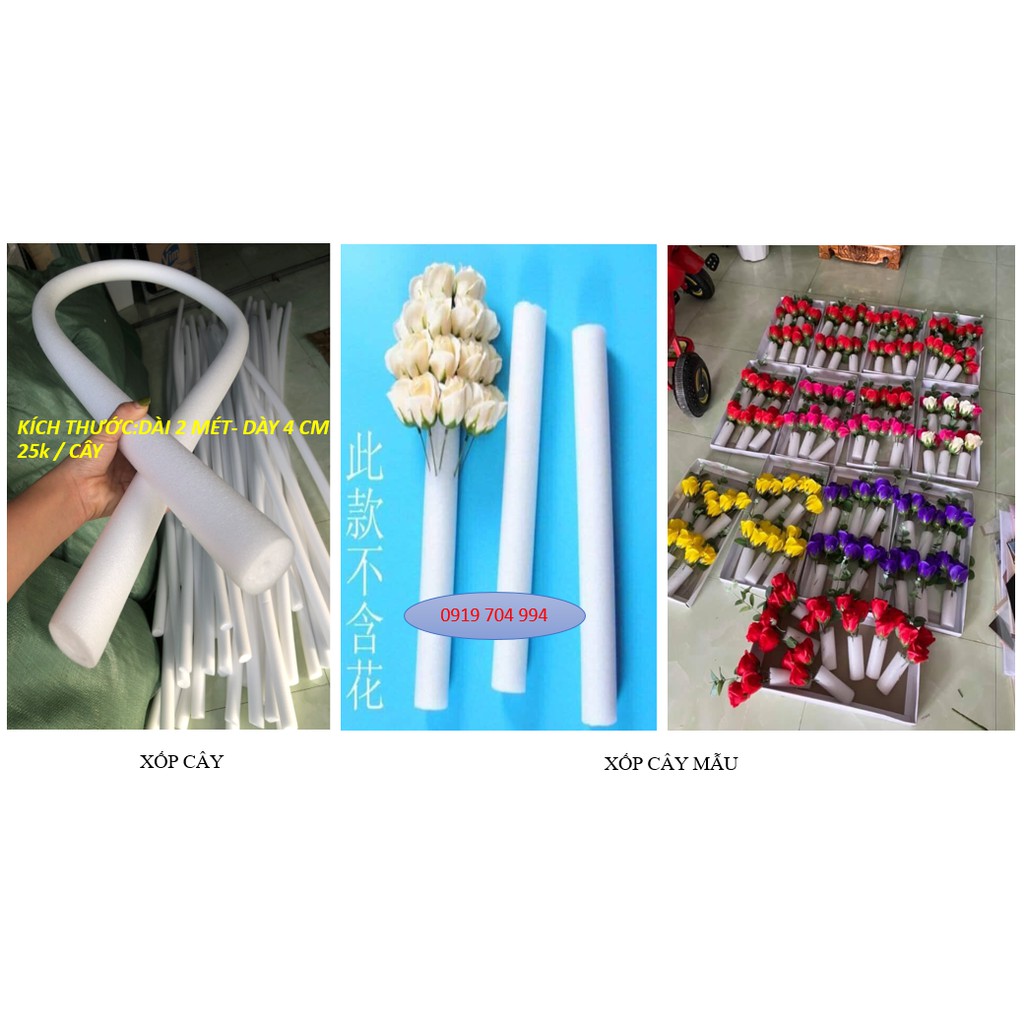 Xốp Trắng Cây 2 Mét