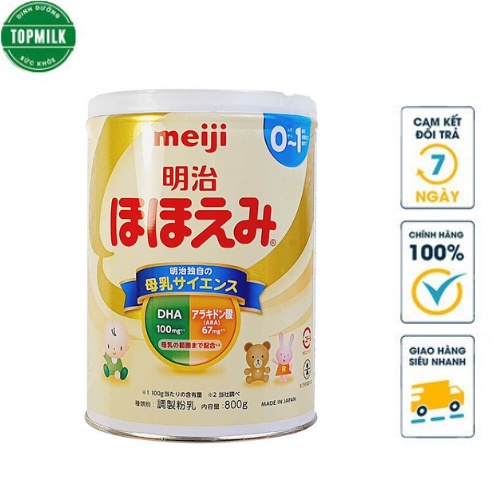 Sữa bột Meiji nội địa số 0 hộp 800g