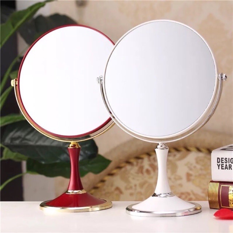 [CÓ SẴN][LOẠI DÀY]Gương để bàn 2 mặt xoay 360 độ