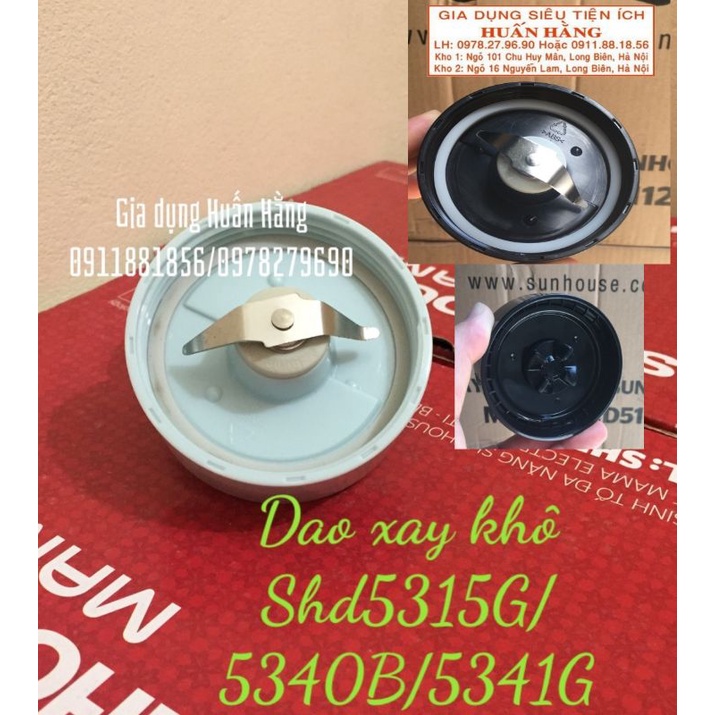 (LINH KIỆN CHÍNH HÃNG SUNHOUSE) CỐC SINH TỐ VÀ CỐC XAY KHÔ MÁY XAY SHD5340B SHD5341G SHD5315G SHD5340 SHD5341 SHD5315