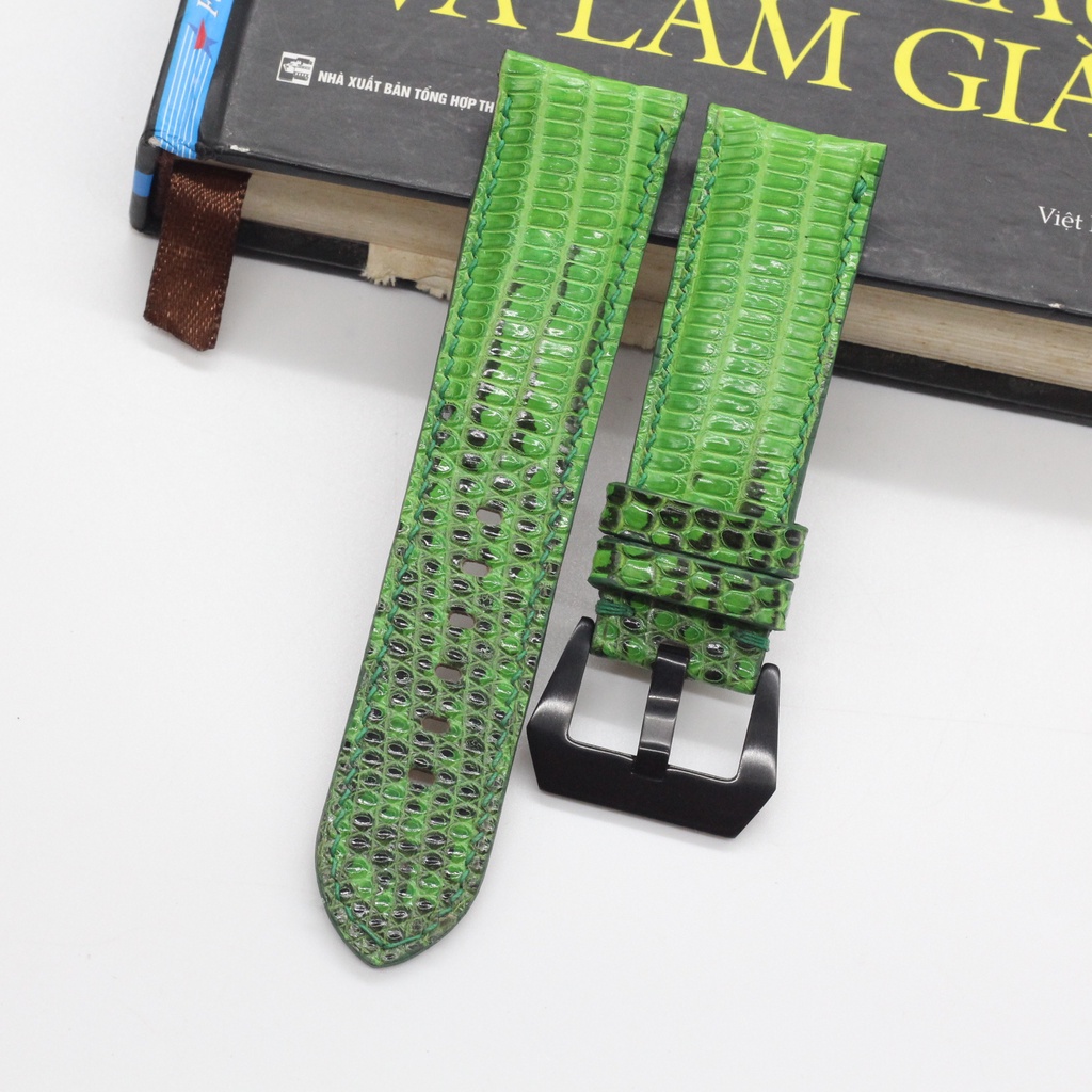 Dây Da Đồng Hồ, Dây Đồng Hồ Da Kỳ Đà Thật Cao Cấp Được Hoàn Thiện Thủ Công, Sản Phẩm Kèm Khóa+Chốt+Tool Tháo BH 6 Tháng