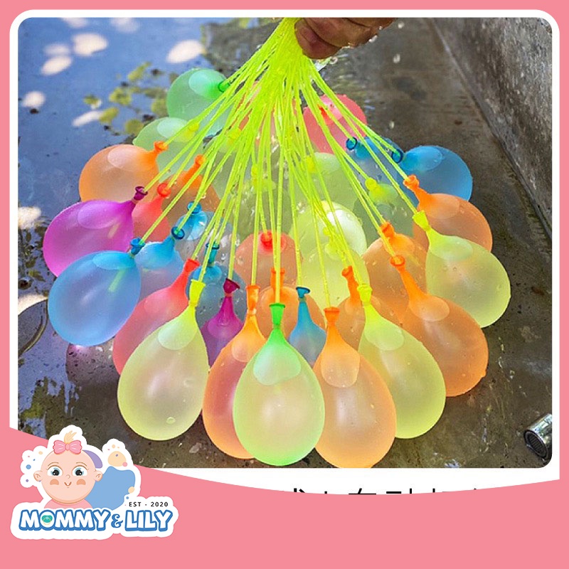 Set chùm bóng bay nước bong bóng nước vui chơi vui nhộn cho bé vui chơi