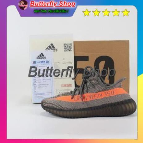 [XẢ KHO 1 NGÀY] giày thể thao sneaker YZ350 xám cam AV1 | BigBuy360 - bigbuy360.vn