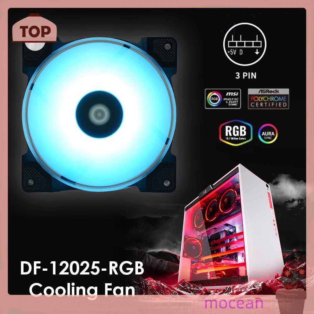 Quạt Tản Nhiệt Làm Mát Mocean Id-Cooling Df-12025-Rgb Pwm Pc 120mm