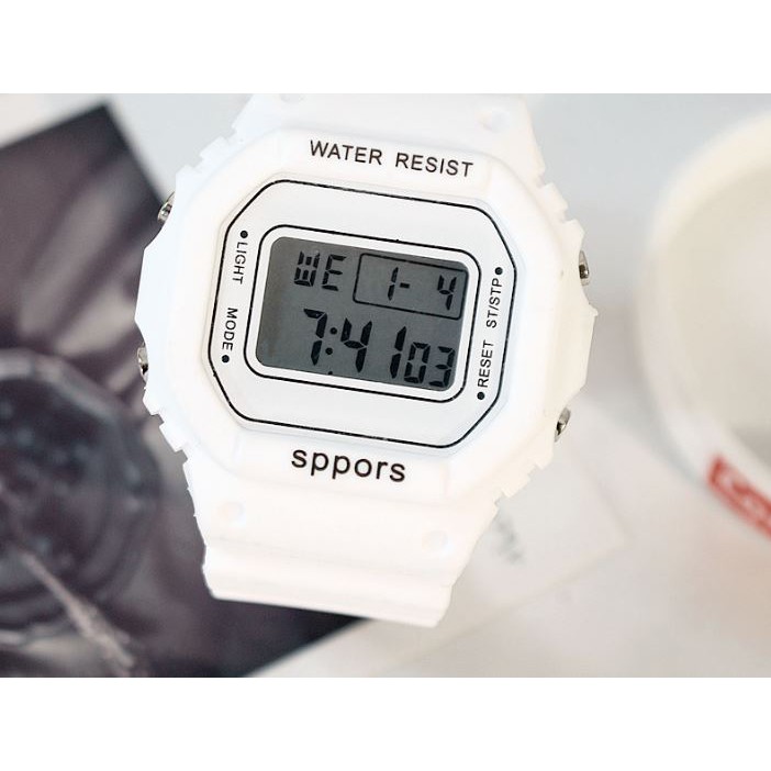 ⭐ Rẻ Vô Địch ⭐ Đồng hồ điện tử unisex SPPORS dây nhựa siêu đẹp DH005