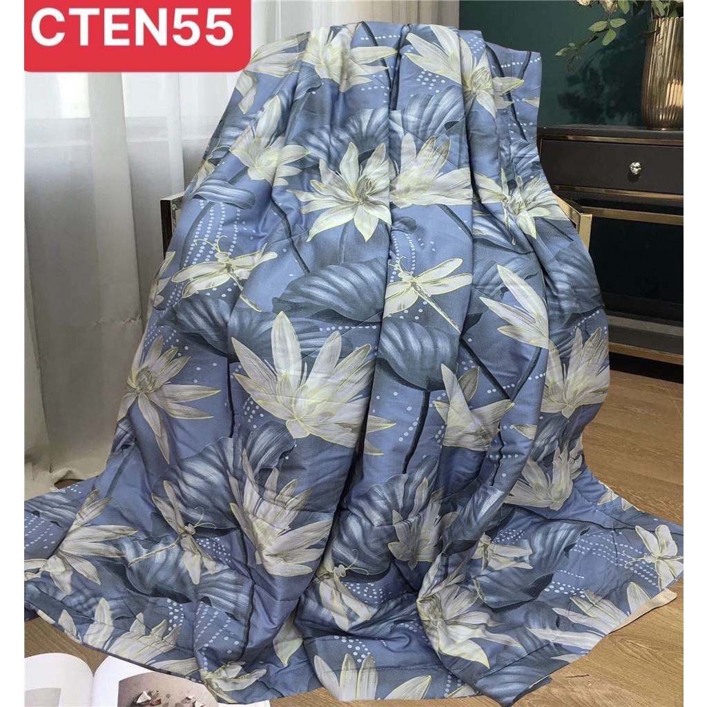 Chăn Hè Lụa Tencel 100s mát lạnh nhập khẩu, Mền Hè Lụa Tencel mềm mượt thoáng mát mẫu mới 2022