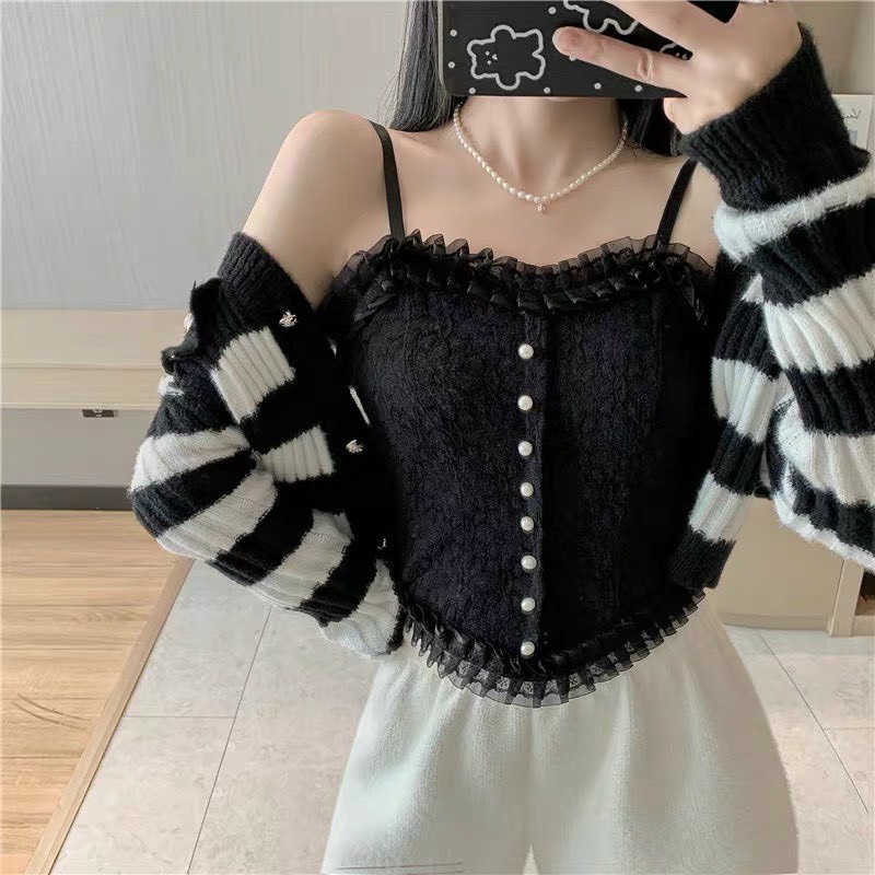 Áo Bra Nữ Ren Hoa 2 Dây Công Chúa Gợi Cảm Tôn Dáng Sexy Quyến Rũ 3029
