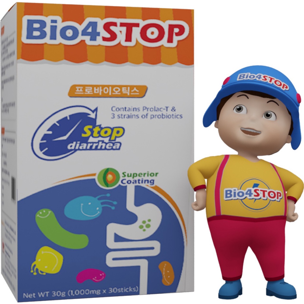 Men vi sinh Bio4STOP - Giúp Bé Tiêu Hóa Tốt, Cân Bằng Hệ Vi Sinh Đường Ruột,Như Tiêu Chảy,Táo Bón
