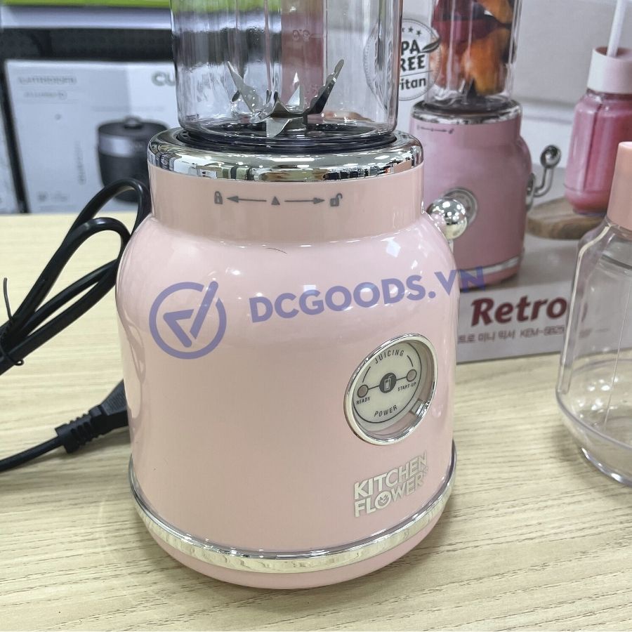 - Máy xay sinh tố mini Retro Kitchen Flower