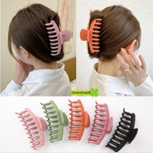 Kẹp Tóc Càng Cua Răng Cưa Cỡ Lớn Phong Cách Hàn Quốc 9CM