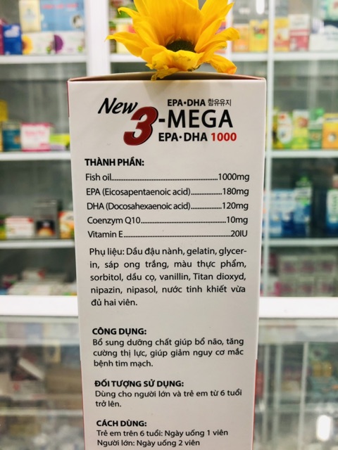 Viên uống dầu cá New 3-Mega