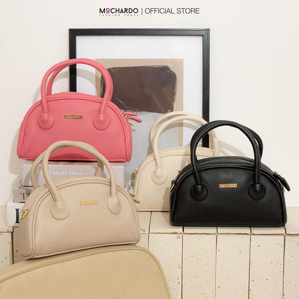 Túi Xách Nữ MOCHARDO BN-5 Đeo Chéo Xách Tay Hình Bán Nguyệt Da Trơn