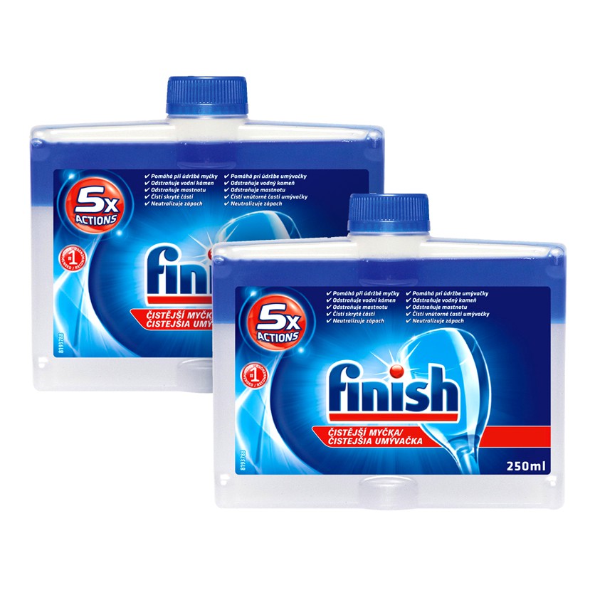(Nước rửa chén cho máy).Dung dịch tẩy rửa máy rửa chén Finish Dishwasher Cleaner 250ml QT017386.Nhập khẩu châu âu.