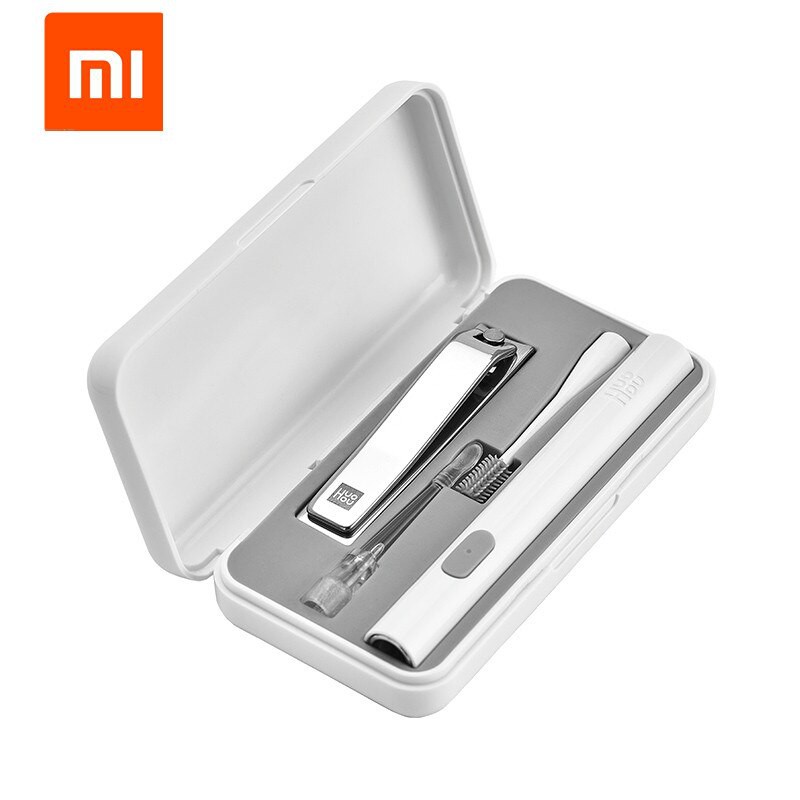 Hộp dụng cụ lấy ráy tai phát sáng và cắt móng tay inox Xiaomi Youpin Huohou HU0125
