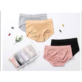 Quần lót nữ kháng khuẩn cotton cao cấp co giãn 4 chiều có túi zip cho 40-63kg 841
