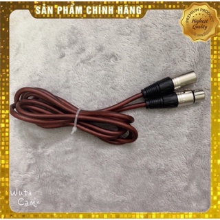 Dây mic canon đầu đực cái dài 2m
