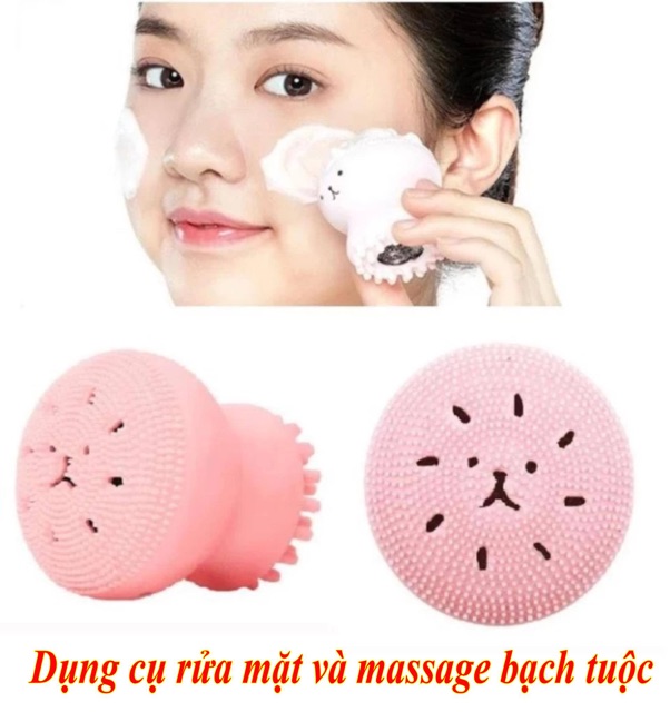 Dụng Cụ Rửa Mặt Con Bạch Tuộc.