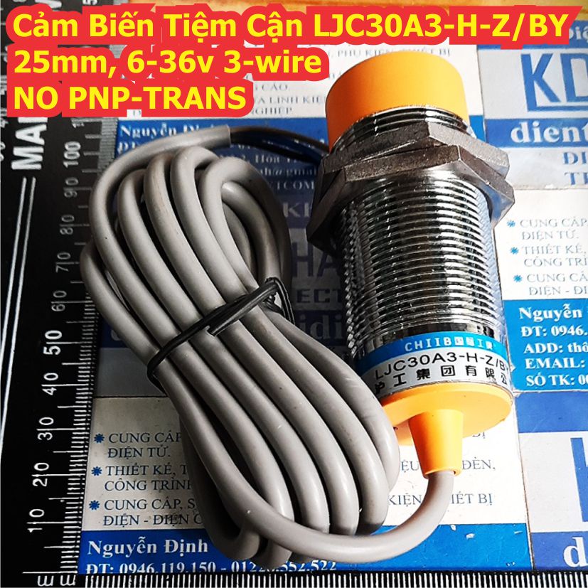 Cảm Biến Tiệm Cận LJC30A3-H-Z/BY, 25mm, 6-36v, 3-wire, OUT: NO, PNP-TRANS kde2354