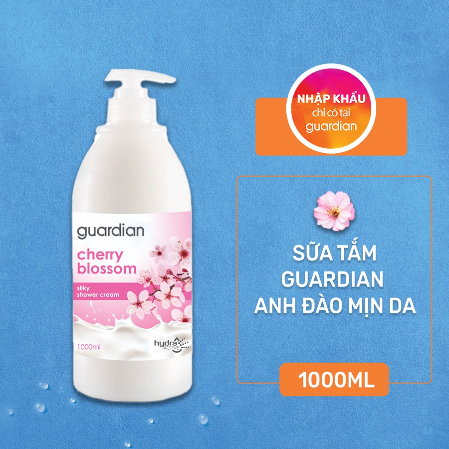 Sữa Tắm Guardian Anh Đào Mịn Da 1000ML