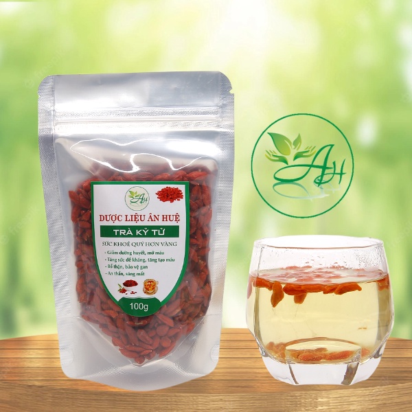 Kỷ Tử Đỏ (Câu Kỉ Tử) 200gr Sấy Khô Quả To Đỏ Đều Giúp Đẹp Da, Bổ Máu, Dễ Ngủ, Sáng Mắt