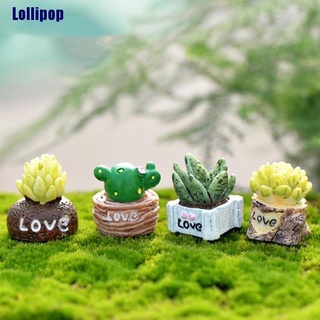 Chậu Cây Xương Rồng Giả Mini Dùng Trang Trí Tiểu Cảnh